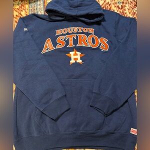 Stitches Navy Blue Houston Astros Baseball Hoodie